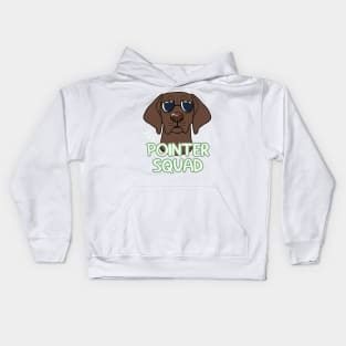 POINTER SQUAD (solid liver) Kids Hoodie